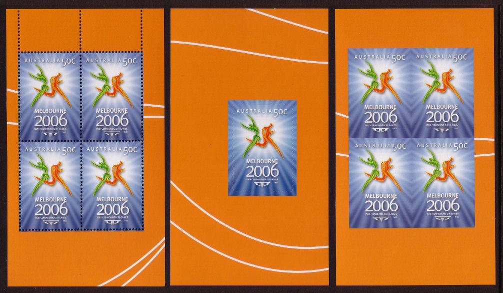Commonwealth Games Melbourne Australia 2006 scarce IMPERFORATE stamp